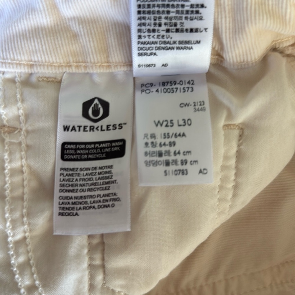 Levi's Off White/Cream Boot Cut Pants - Picture 13 of 16
